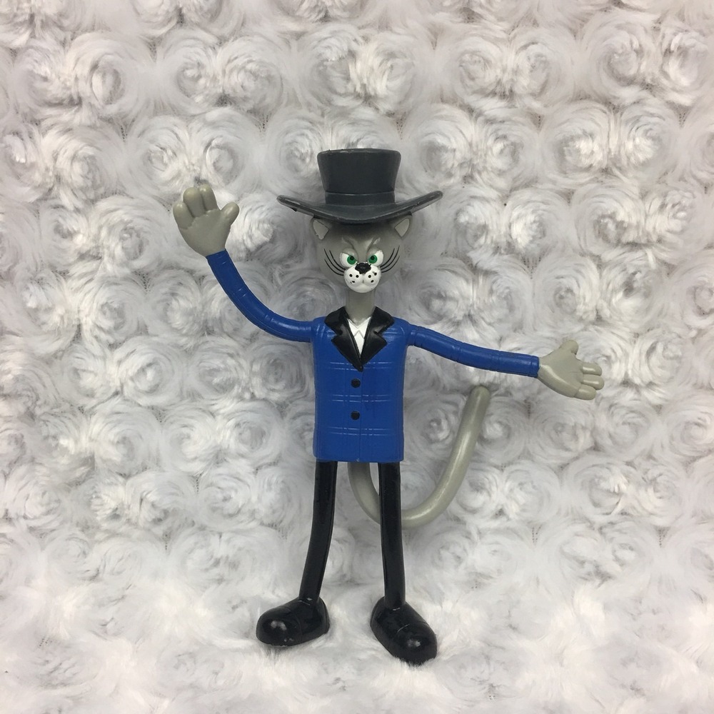 Pinocchio Cat w Hat Miramax‎ Film Corp 2002 McDonalds Bendable Happy Meal Toy